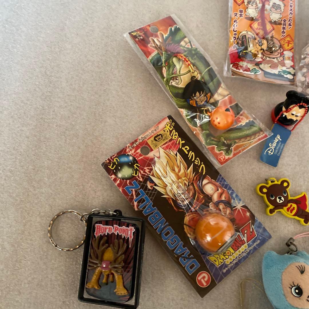 まとめ売り…ドラゴンボール他キャラクター ストラップ セット 、ビリケン他多数