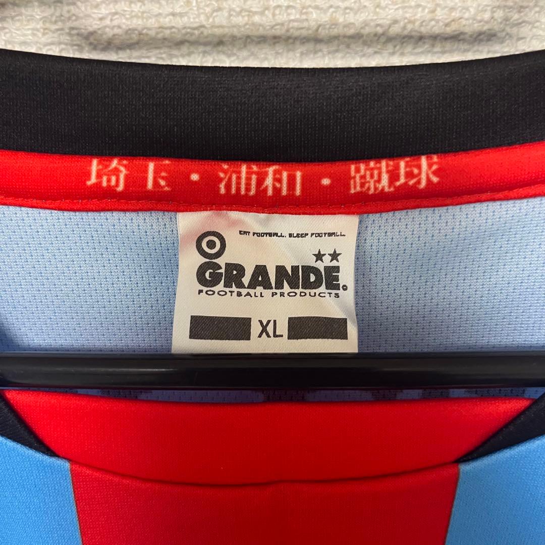 【XL 希少】GRANDE ユニフォーム　埼玉　サッカー　浦和　110周年
