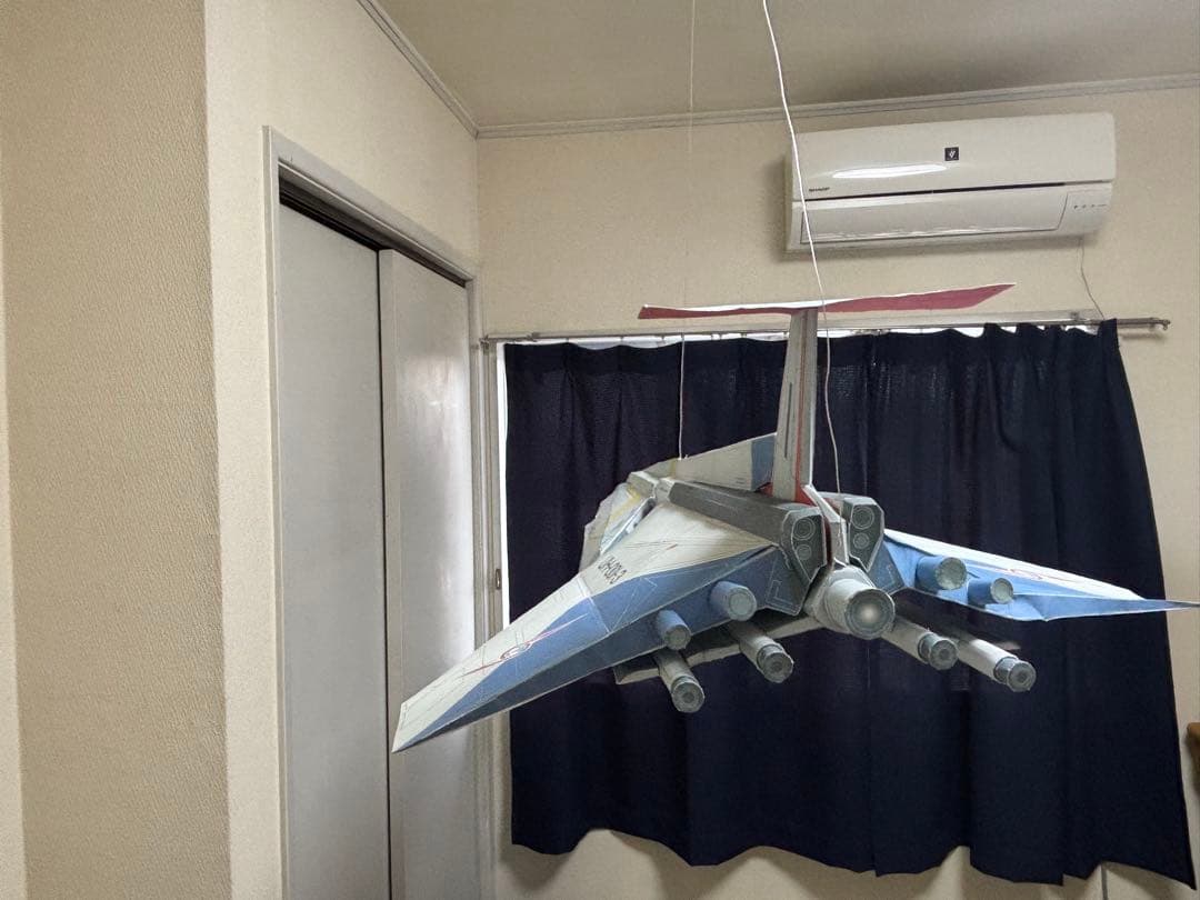 【超大型】120㎝ ウルトラホーク1号 ペーパークラフト 完成品