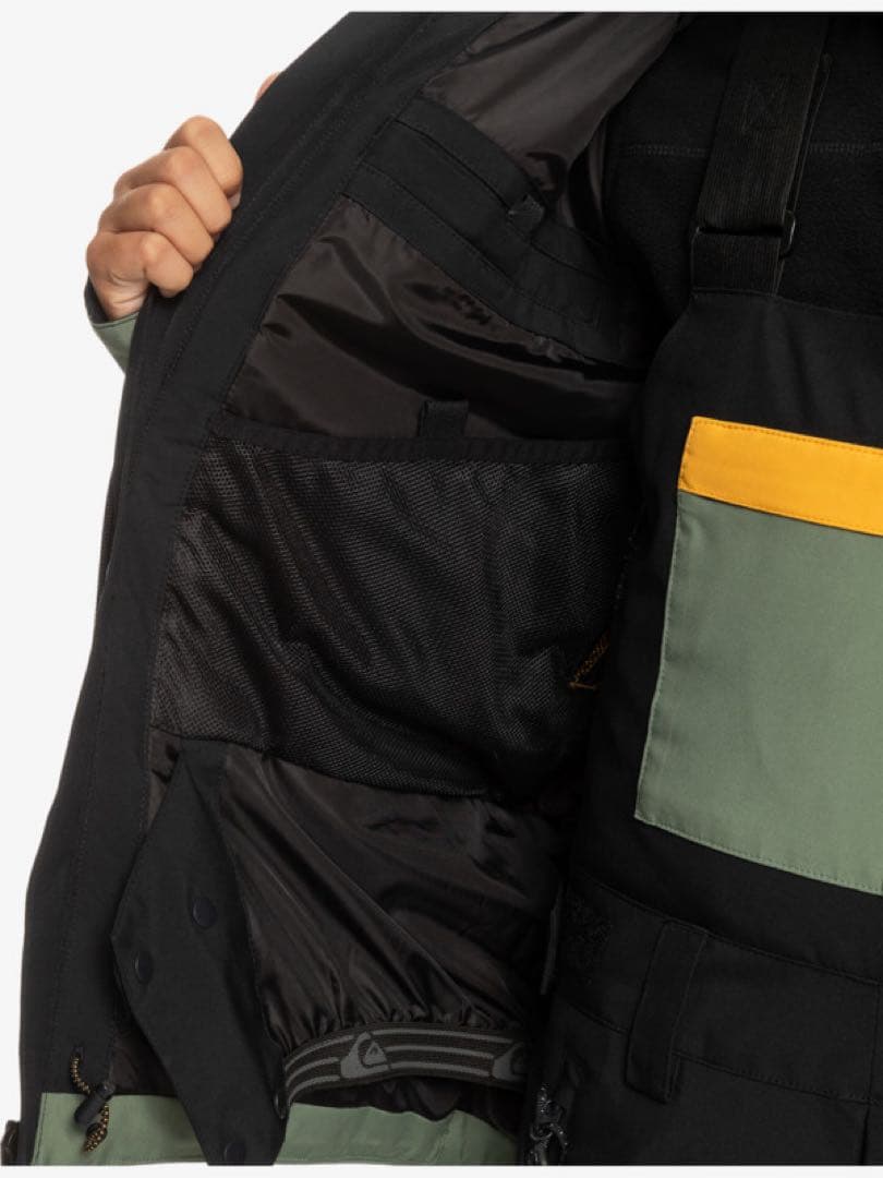 130cm Quiksilver 新品 子ども用 スノーボードウェア 上下セット