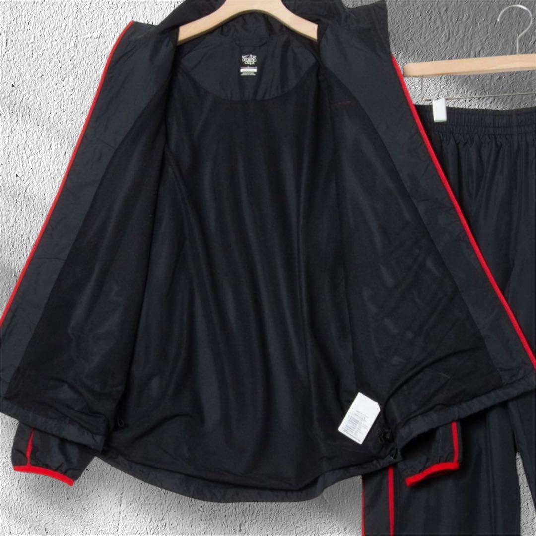 NIKE ナイキ セットアップ ジャージ 裏メッシュ ブラック 黒Ｌサイズ