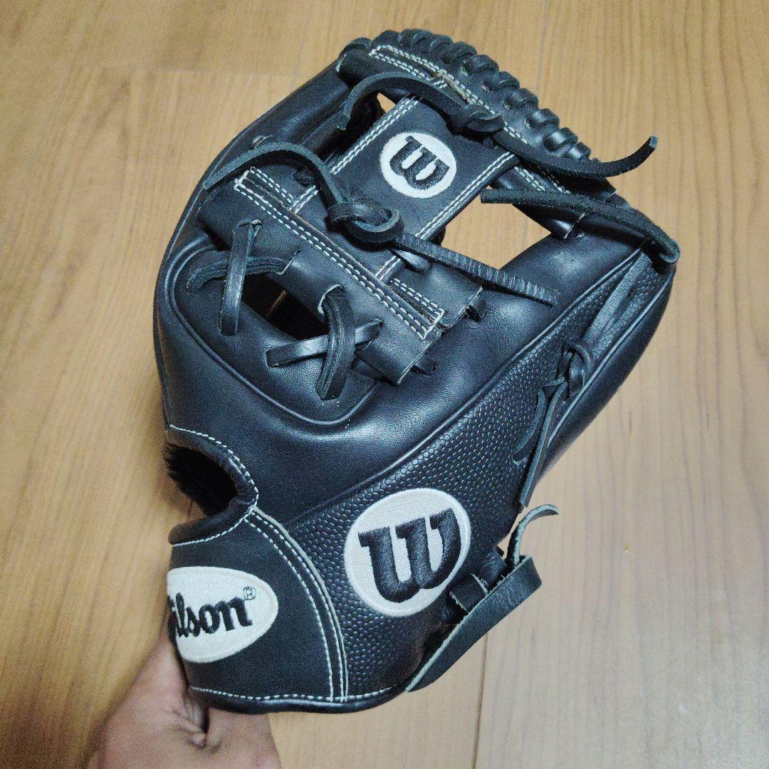 Wilson D-MAX 黒 軟式グローブ