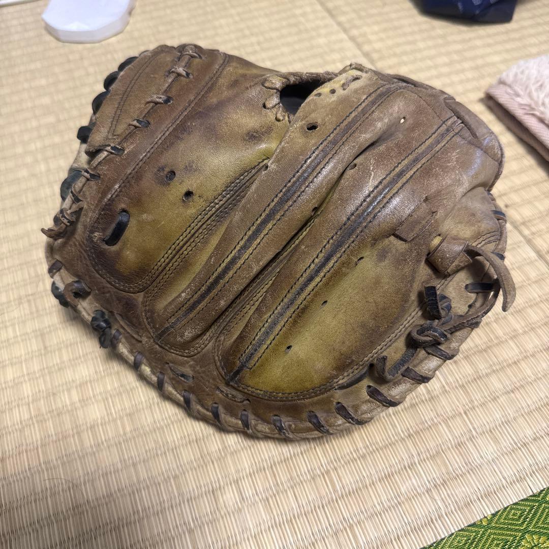 ミズノ 硬式野球グローブ 使用感あり