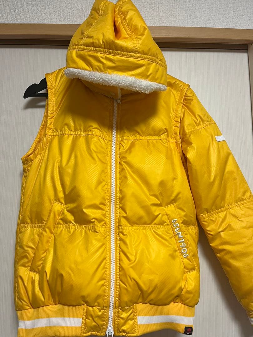 美品　ニューバランス　ゴルフ 　3way ダウン　ベスト　ジャケット　ブルゾン