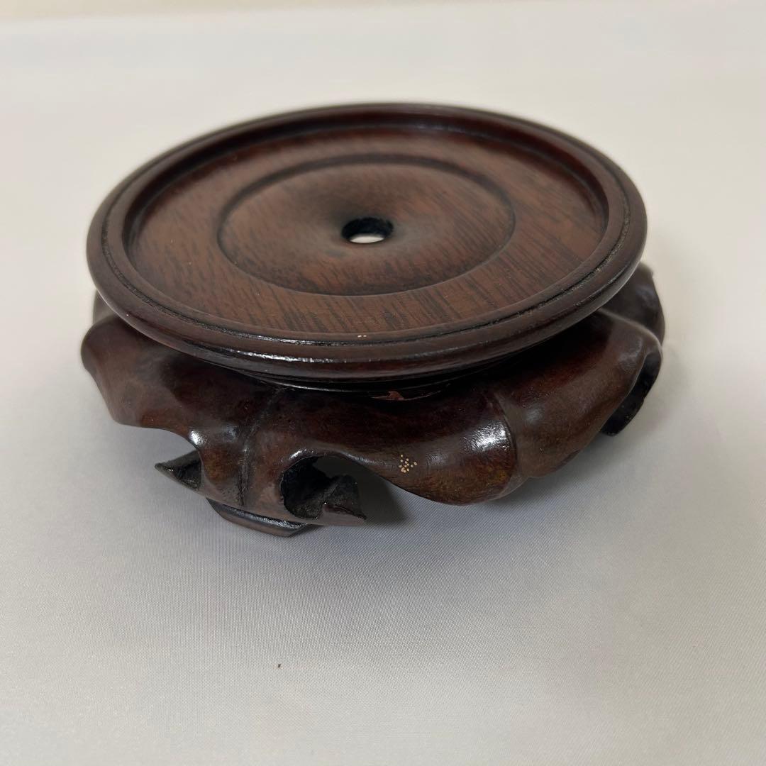 中国陶器 花瓶 壺 華台付き
