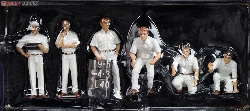 【中古】TSM 1/18 F1 ピットクルー フィギュア (6体セット)