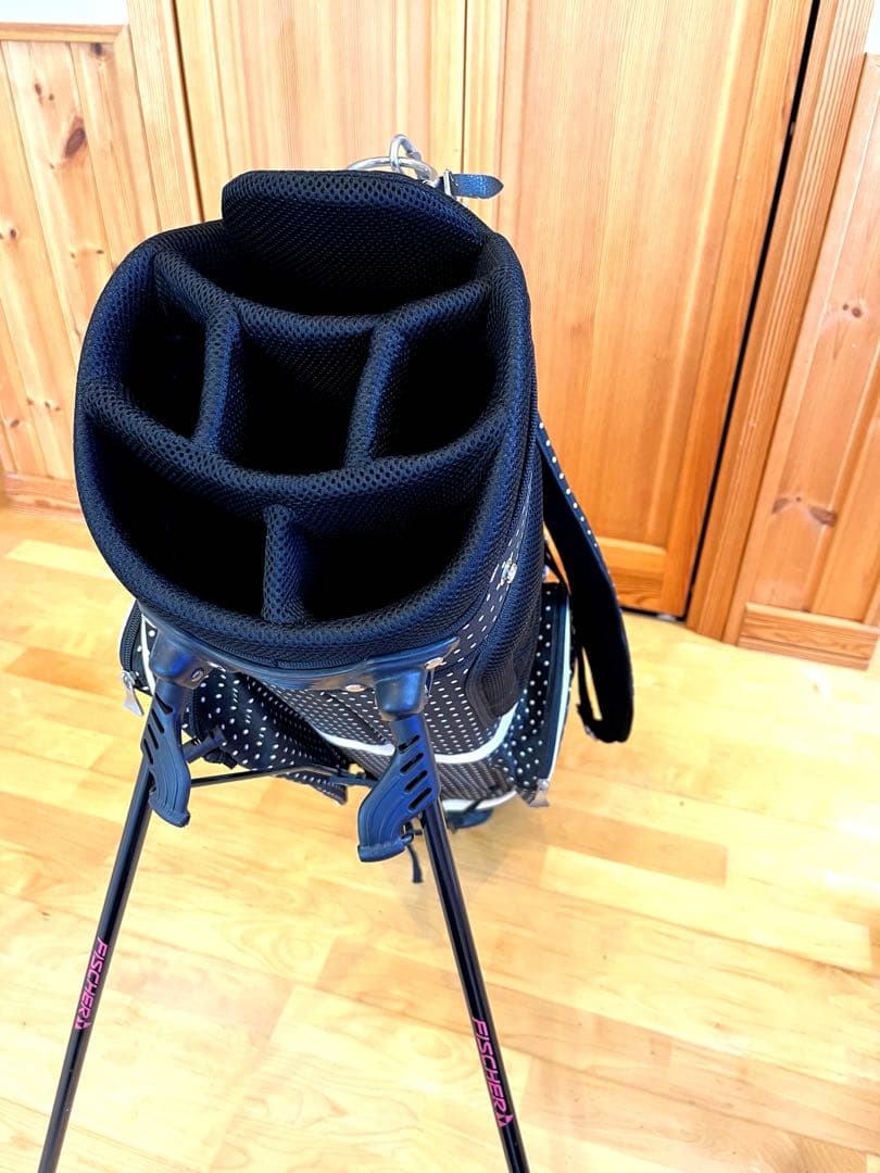 フィッシャー　キャディバッグ　スタンド　中古