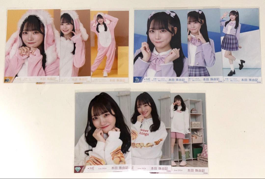 ノイミー 本田珠由記 生写真コンプ6種セット