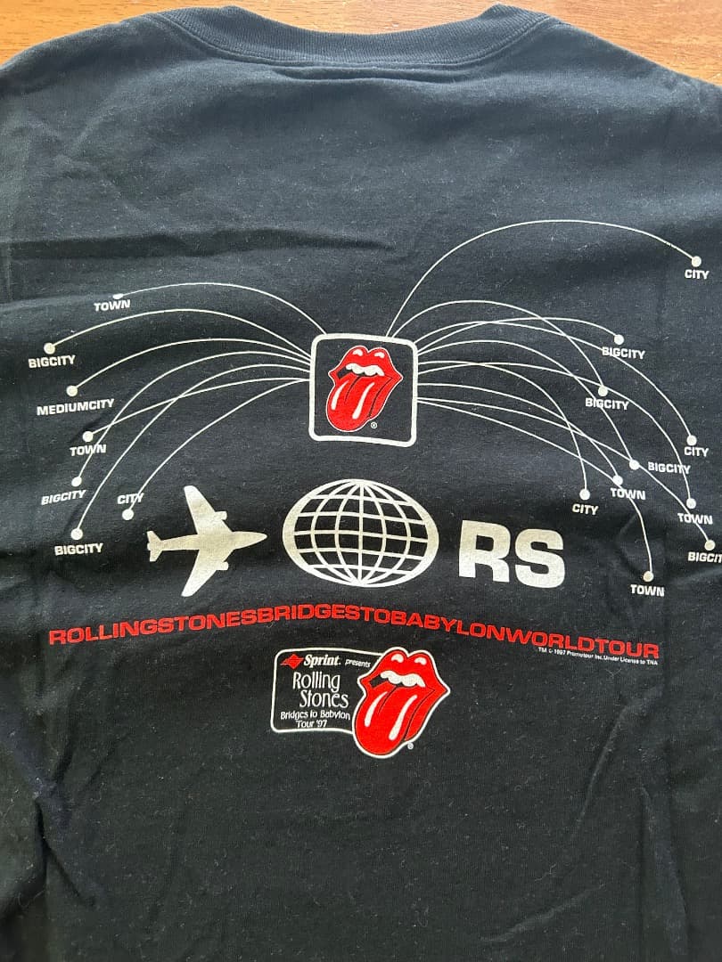 ROLLING STONES 1997World tour Tシャツ