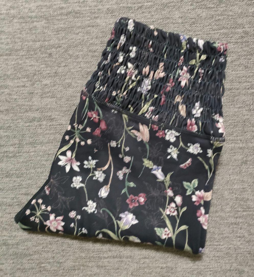 ⑩【美品】SUKALAスカーラ LAVA ボタニカル シャーリング レギンス S
