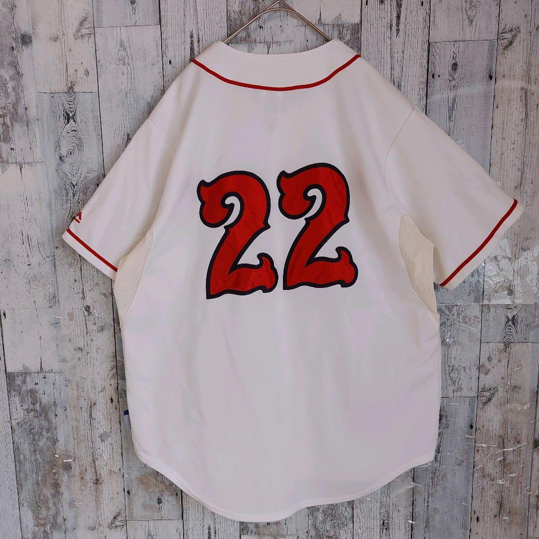 MLB マジェスティック エンゼルス No.22 ゲームシャツ ユニフォームXL