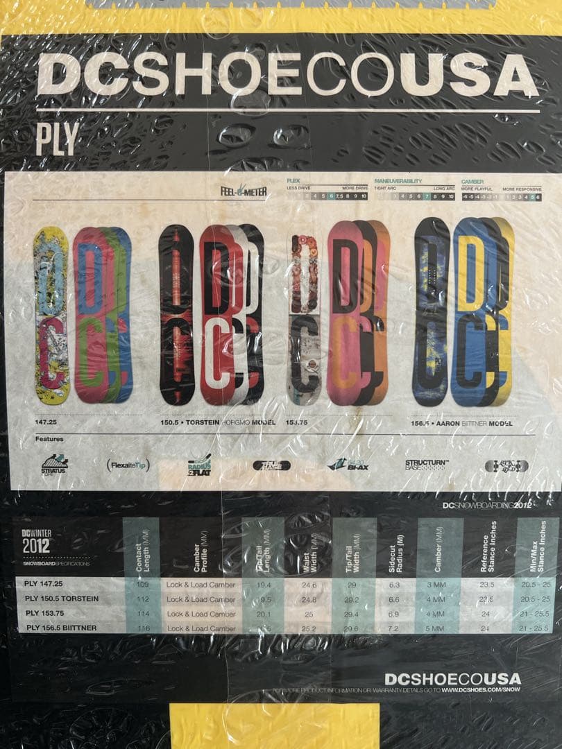 新品未使用　希少　DC Ply スノーボード ボード 板