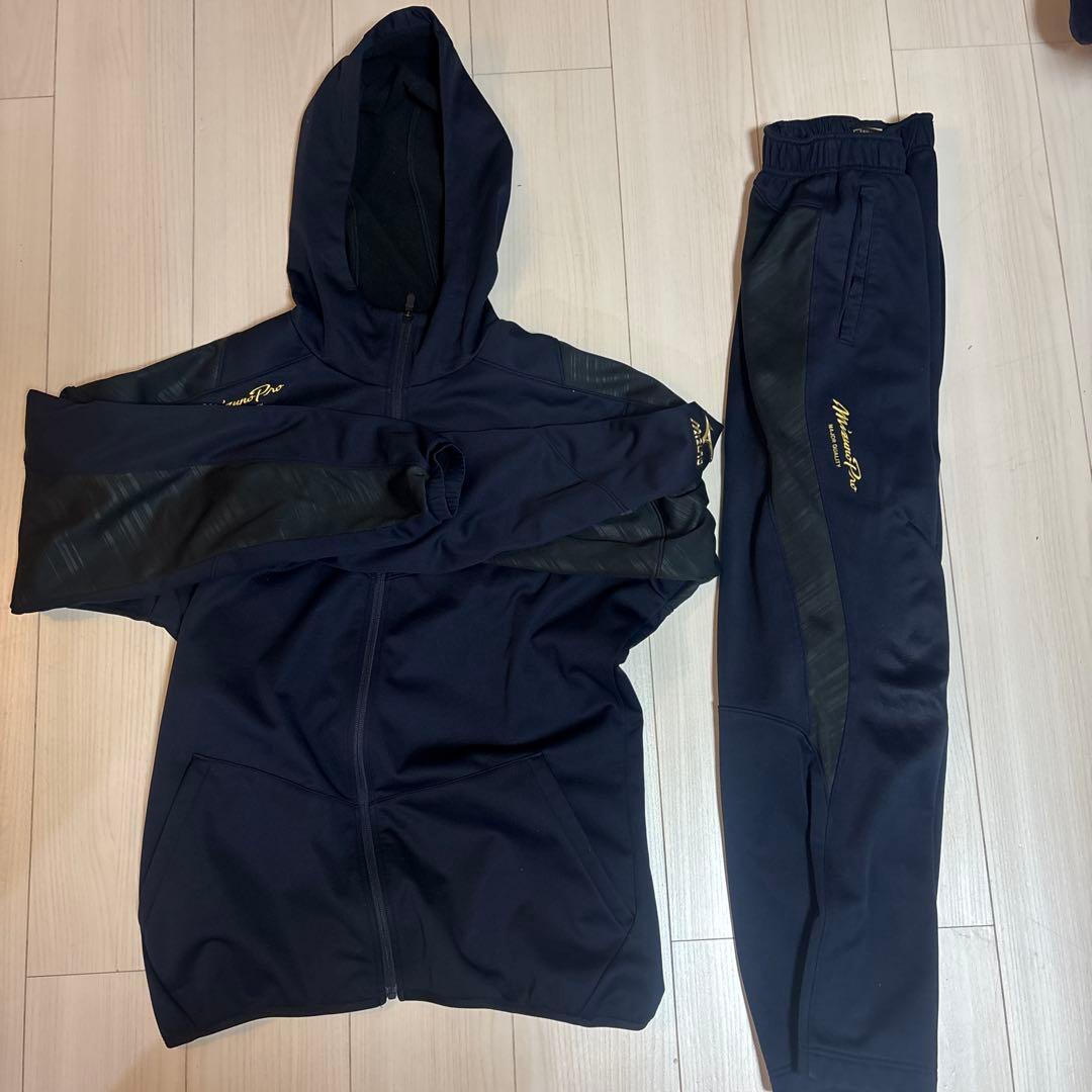 Mizuno Pro フード付きジャケット XO パンツ o