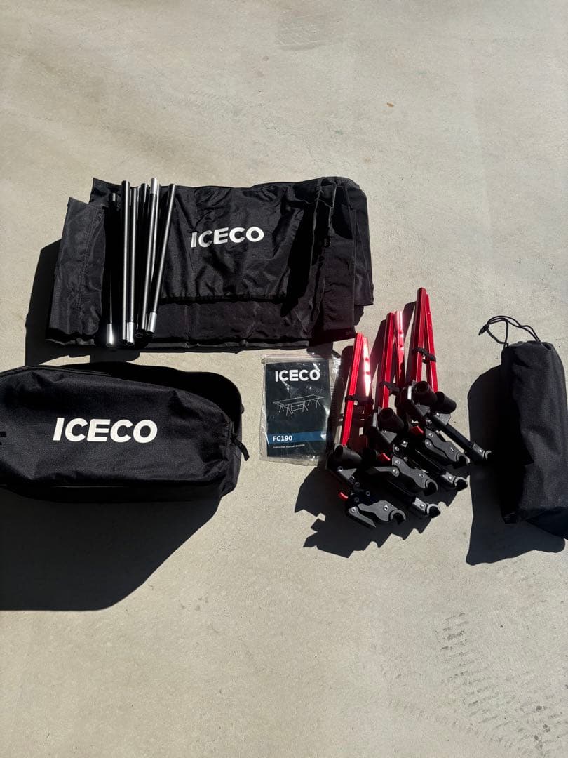 Iceco 2way キャンプ コット ワイドタイプ ペアセット