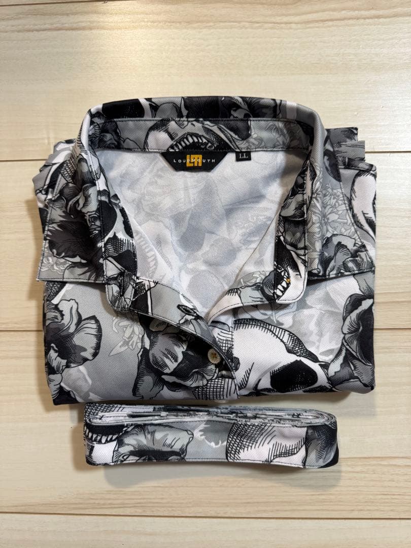 LOUDMOUTH スカルデザイン ポロワンピース
