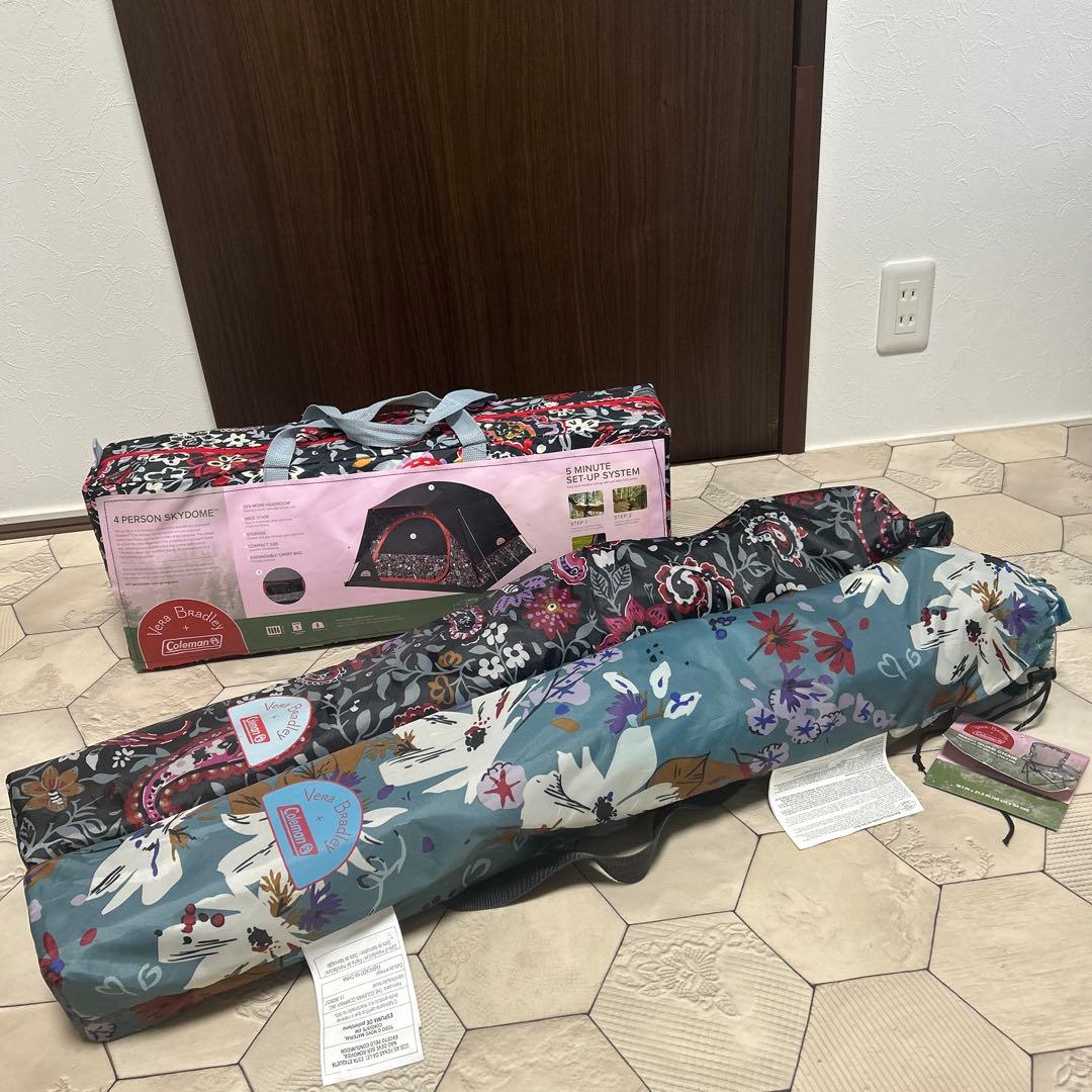 Coleman テント コラボ　セット　Vera Bradley 限定品タグ付き
