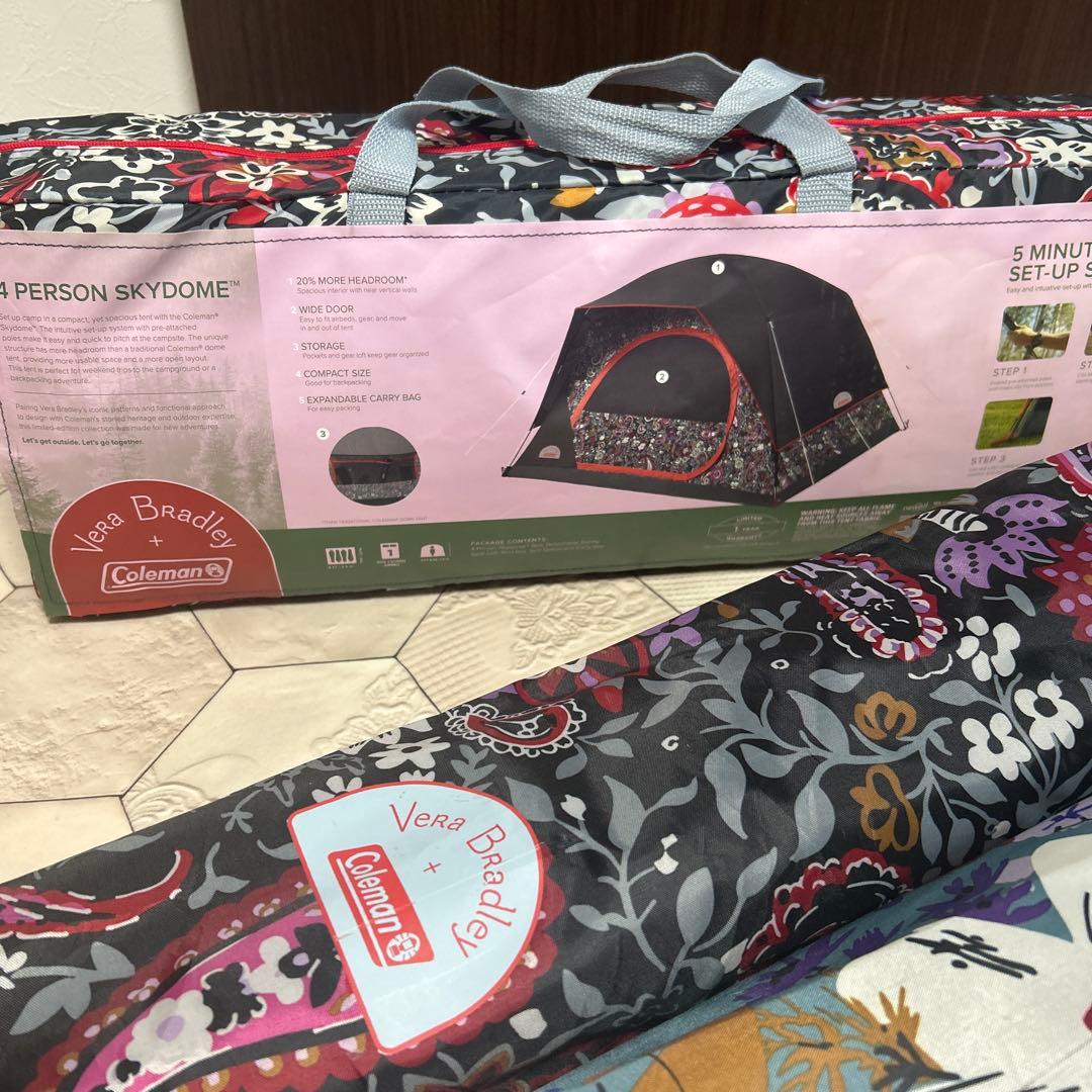 Coleman テント コラボ　セット　Vera Bradley 限定品タグ付き