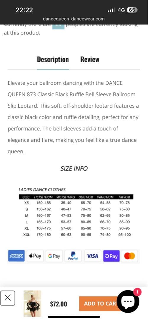 【DANCE QUEEN】タグ付新品　社交ダンス　黒レオタード練習着　レッスン着