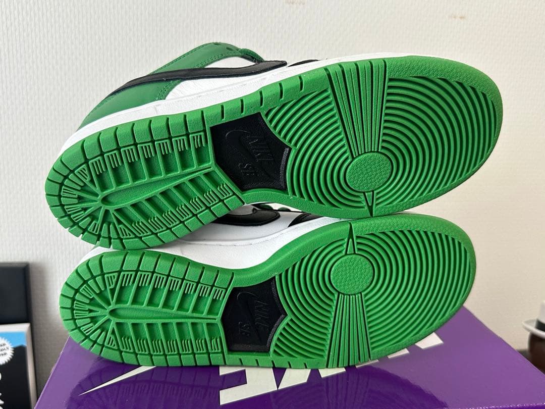 スケートボード NIKE SB DUNK LOW PRO CLASSIC GREEN 23cm