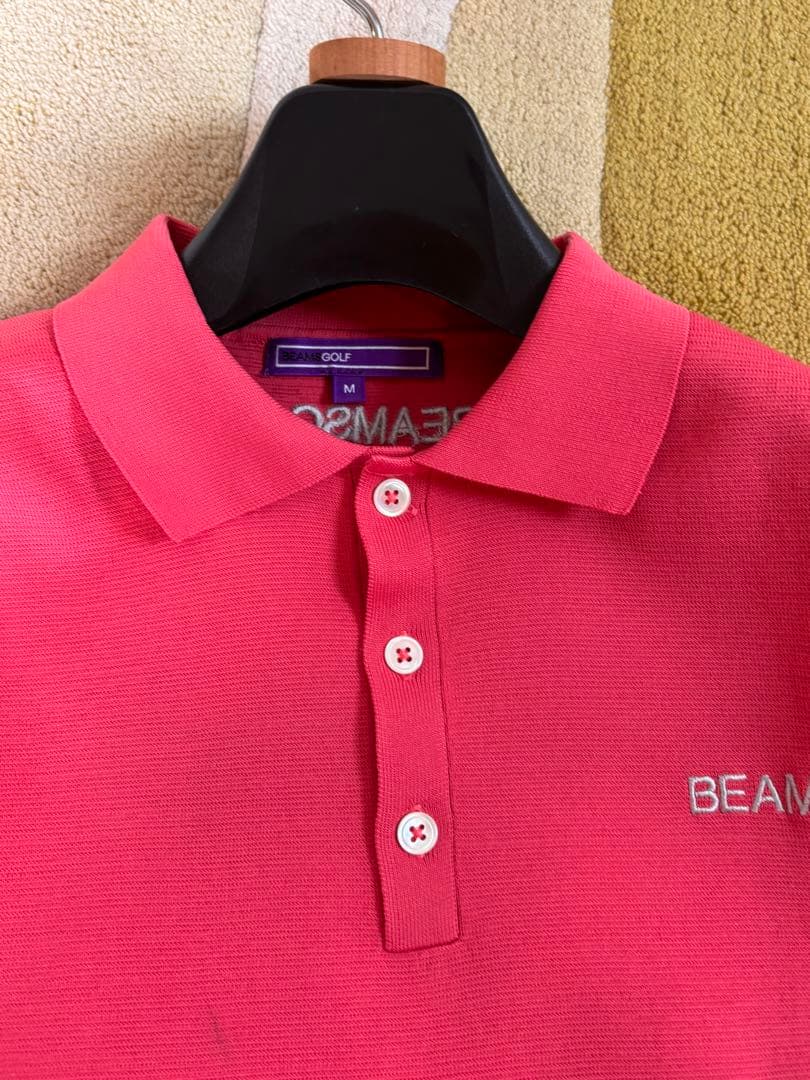 BEAMS GOLF ニットポロシャツ Mサイズ