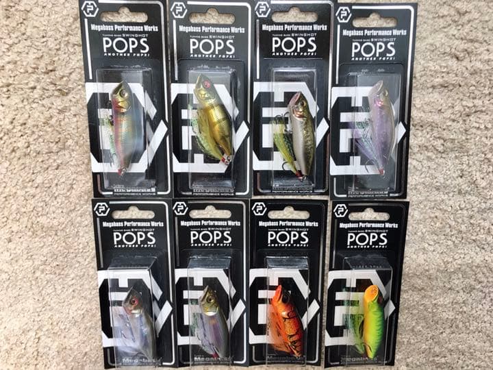【新品未開封未使用】メガバス’20オンライン限定MPW POPS 新色8点セット