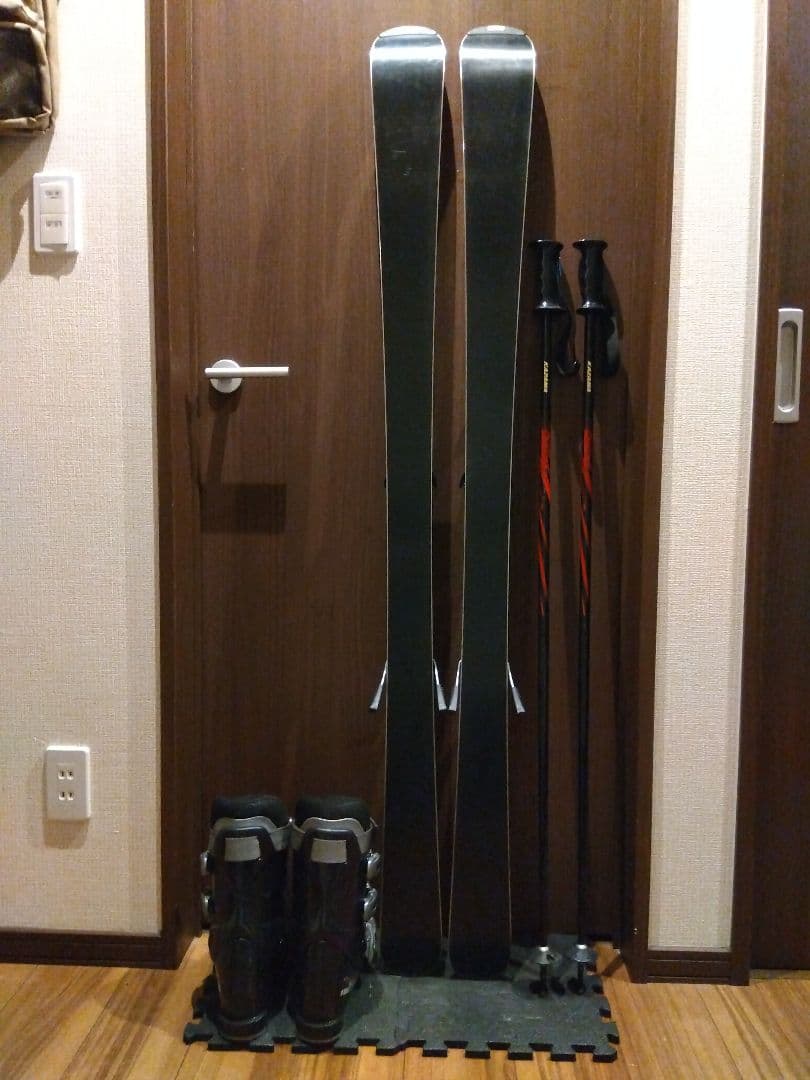 キレイ❗️KAZAMA 男女兼用 スキーセット メンテ・WAX済み✔