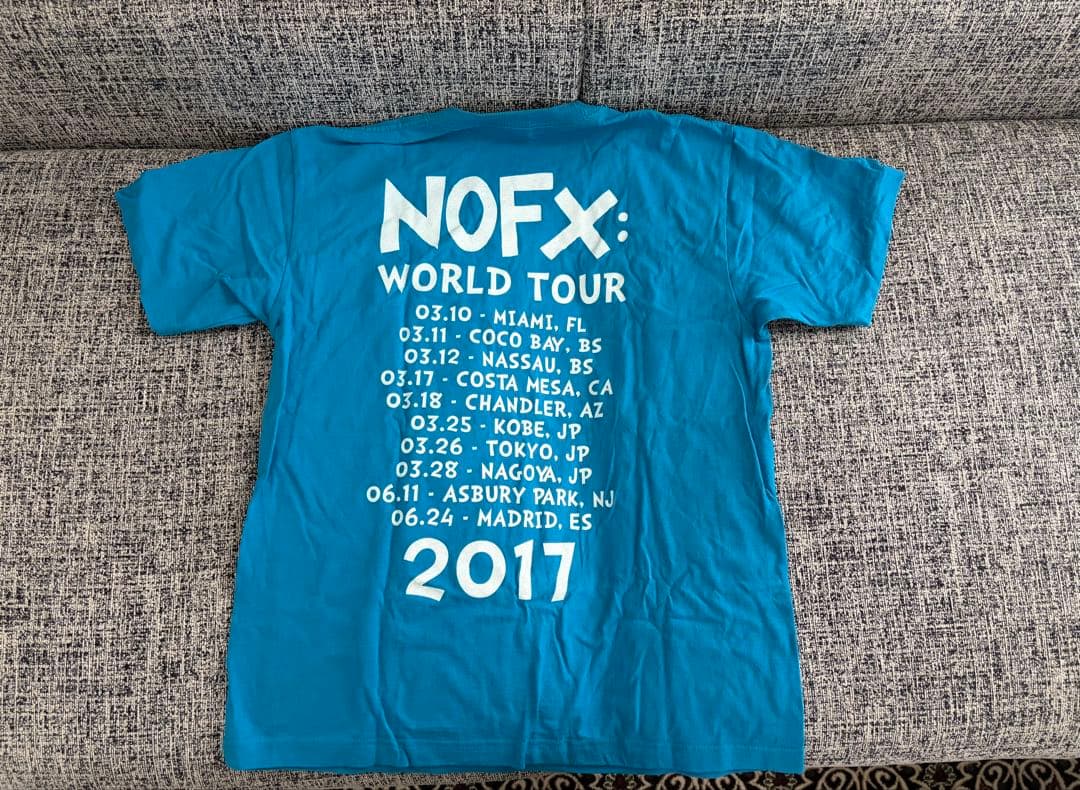 ②NOFX Hepatitis Bathtub Tシャツ 2017