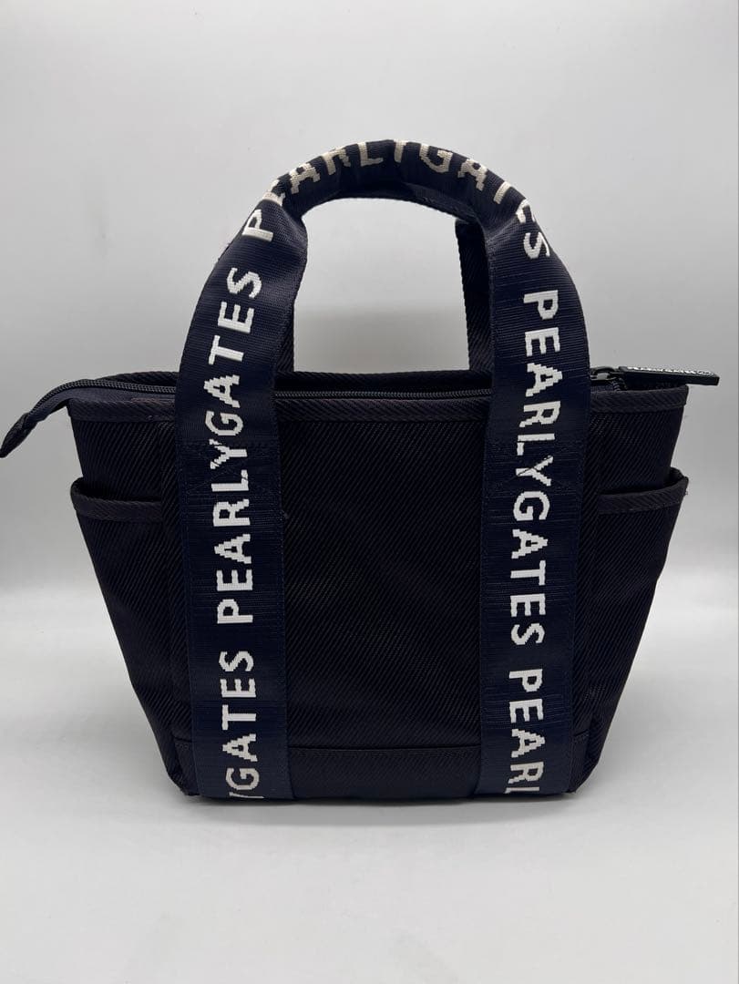 【定番人気】PEARLY GATES パーリーゲイツ ネイビー ハンドバッグ