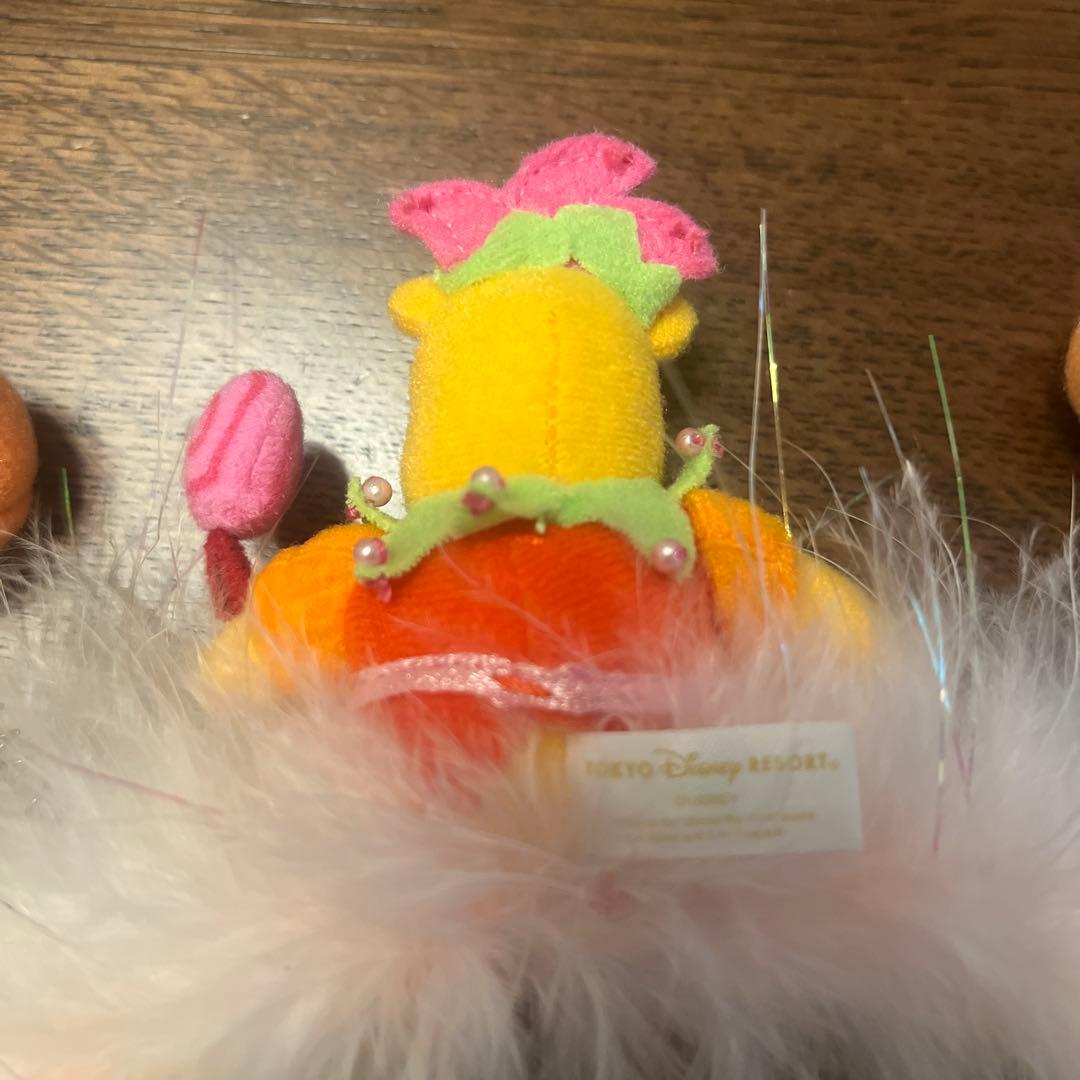 ディズニー　カチューシャ　プーさん　ハロウィン　パンプキン　キャンディ　フェザー