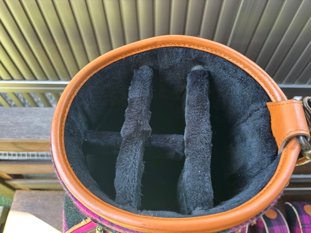 ポールスチュアート　HarrisTweed柄キャディバッグ　ユニセックス