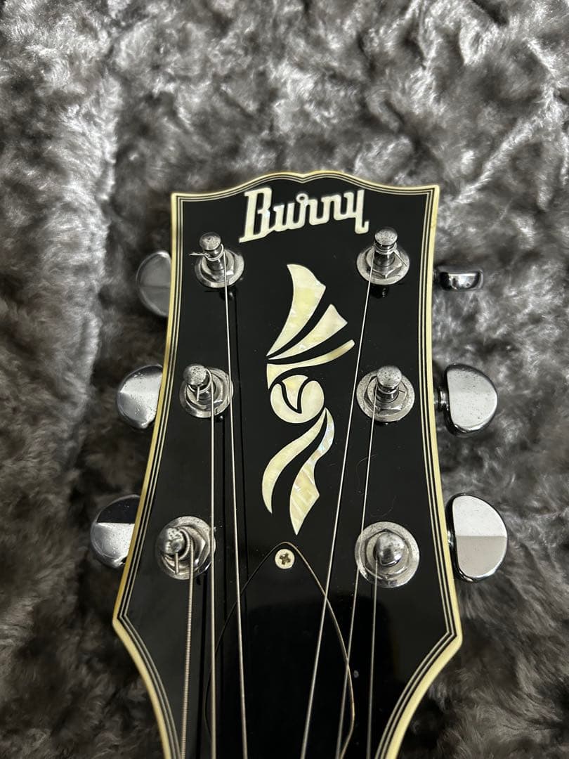 Burny レスポール　極上品　指板ブラック化