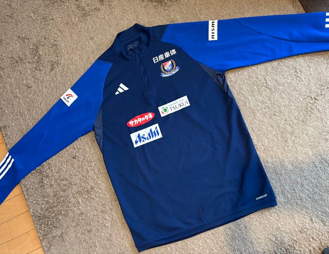 横浜Fマリノス【トレーニングトップ】2XL TIRO23ハーフシップadidas