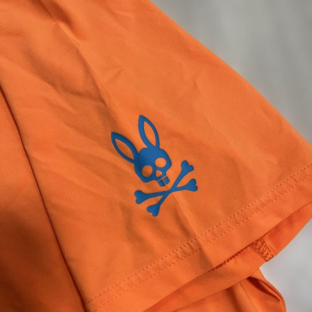PSYCHO BUNNY サイコバニー　メンズ　ゴルフ　モックネック　半袖　XL