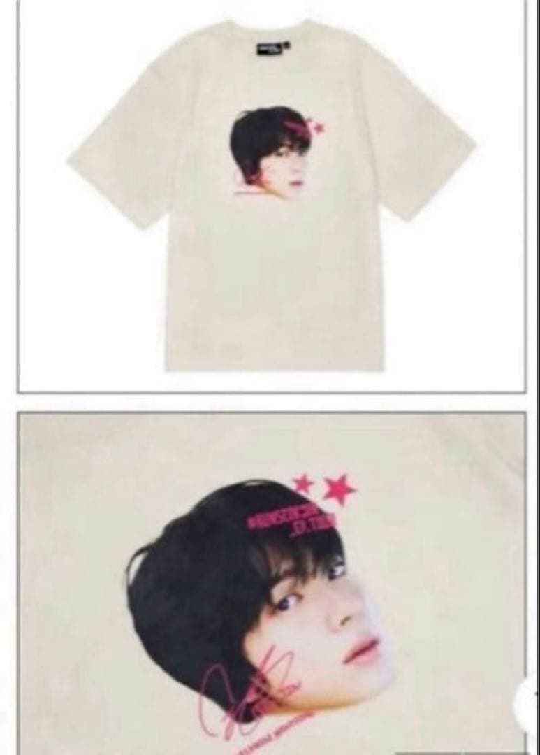 BTS JIN ジン　RUNSEOKJIN ツアー　顔　Tシャツ　Mサ