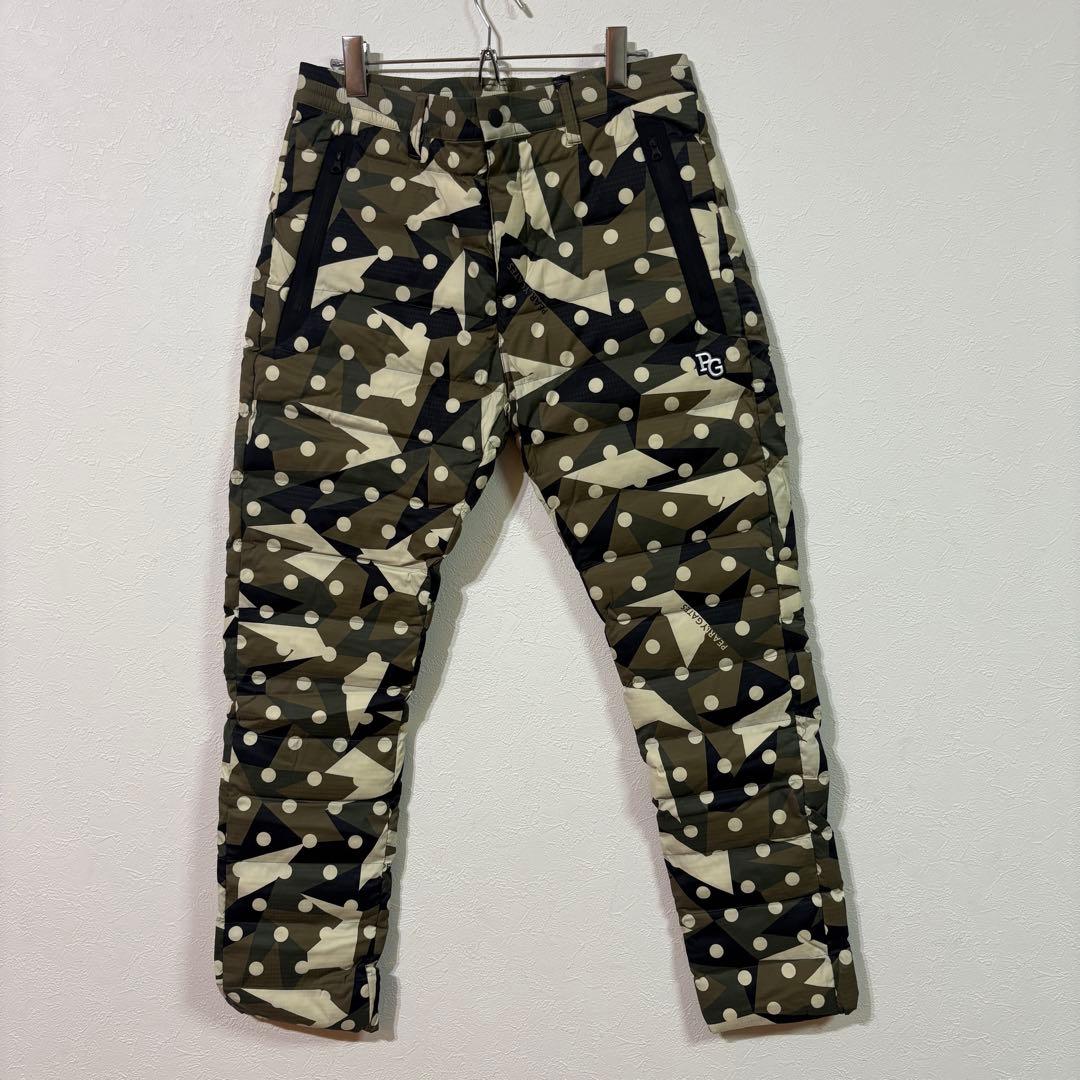 【PEARLY GATES】新品カモドット中綿キルティング上下セット　メンズＬ