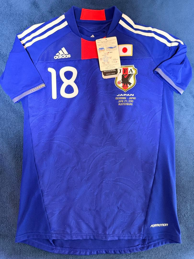 【貴重/正規品】本田圭佑　デンマーク戦　選手着用モデル　日本代表ユニフォーム