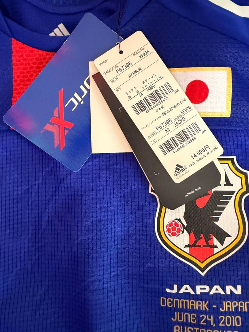 【貴重/正規品】本田圭佑　デンマーク戦　選手着用モデル　日本代表ユニフォーム