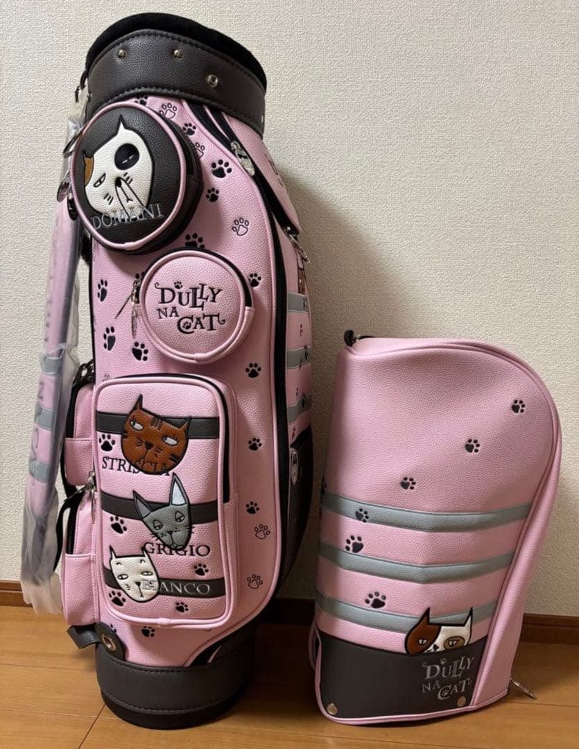 【新品】ダリーナキャット キャディバッグ　DN-CB03 ピンク 可愛いい