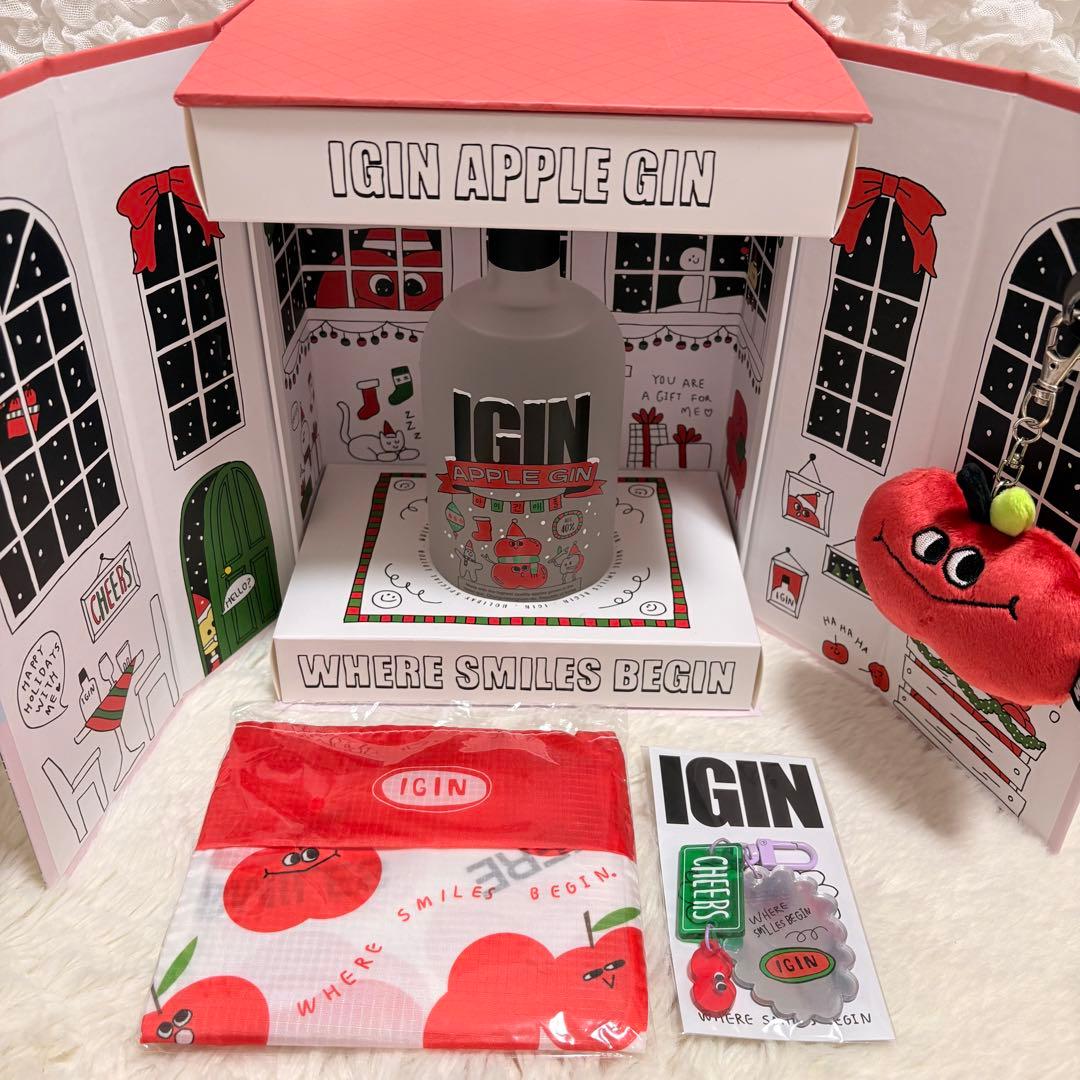 BTS JIN IGIN HOLIDAY 赤　エコバッグ　ぬいぐるみキーチェーン