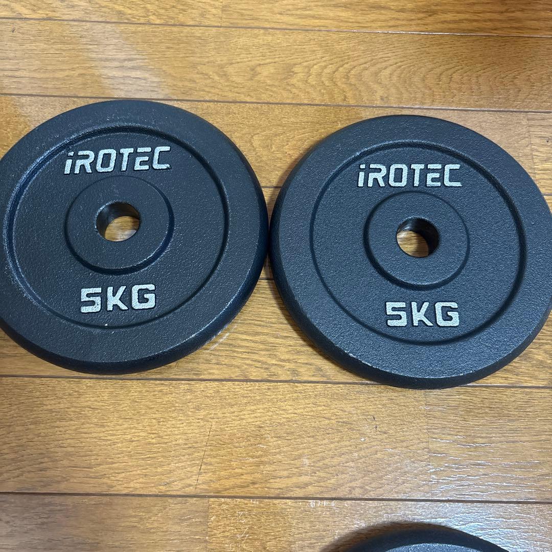 iROTEC & GronG ダンベルプレート 5kg 4枚セット