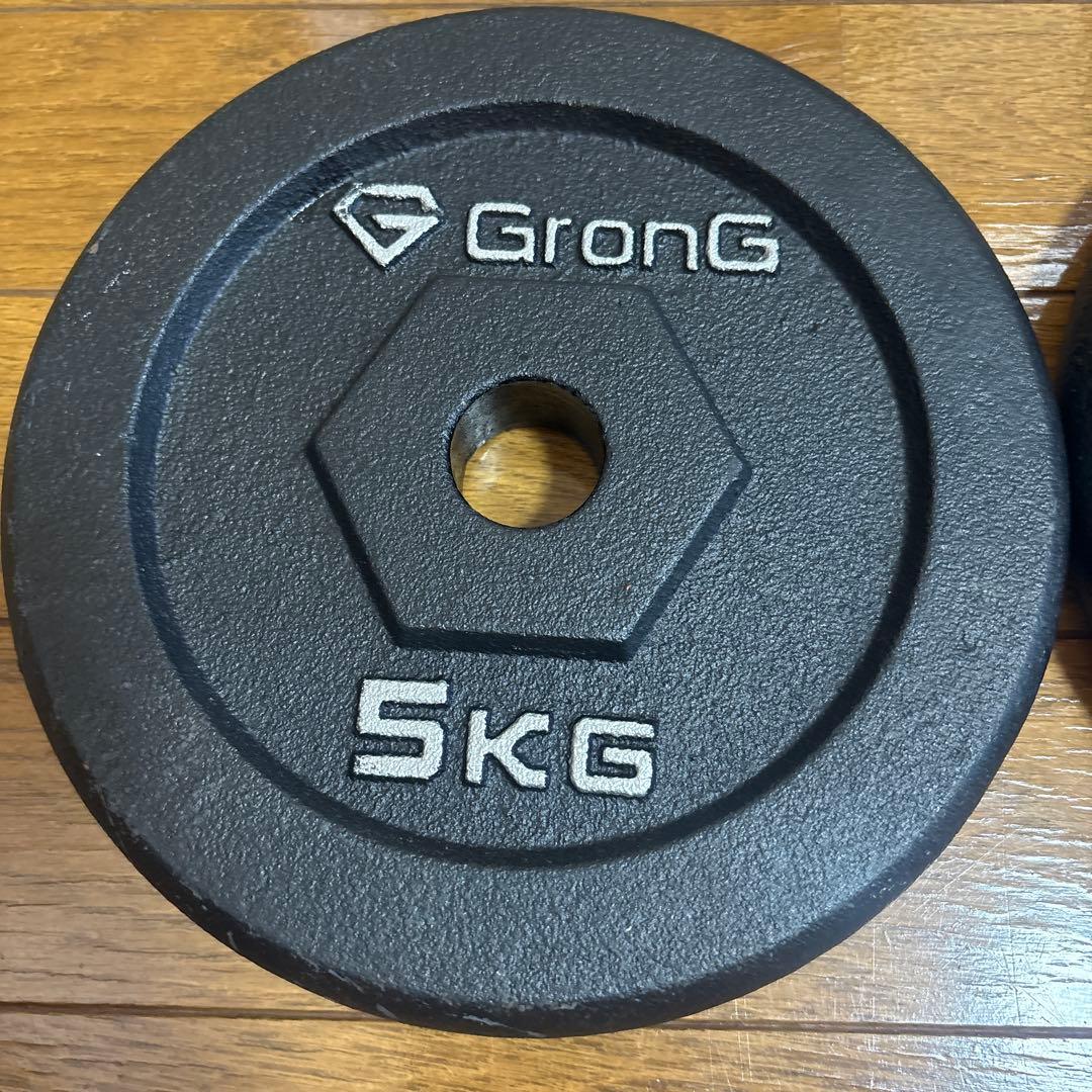 iROTEC & GronG ダンベルプレート 5kg 4枚セット