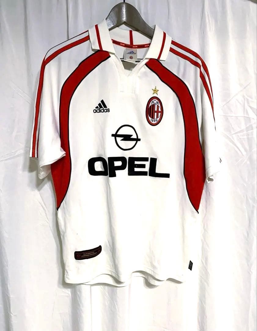 00-02年　アウェイ　AC Milan adidas サイズXL相当