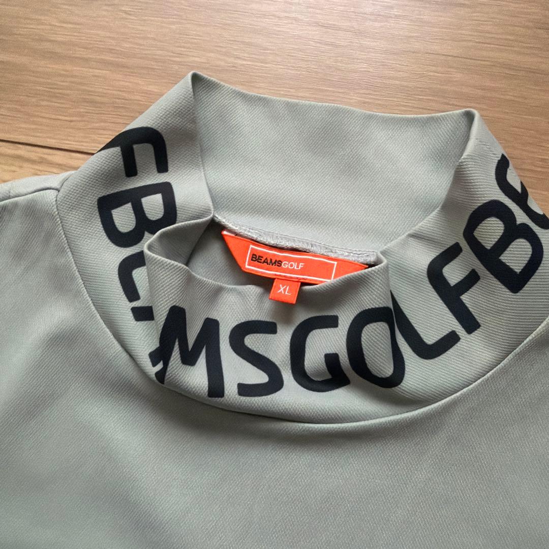 BEAMS GOLF XL ストライプポロシャツ