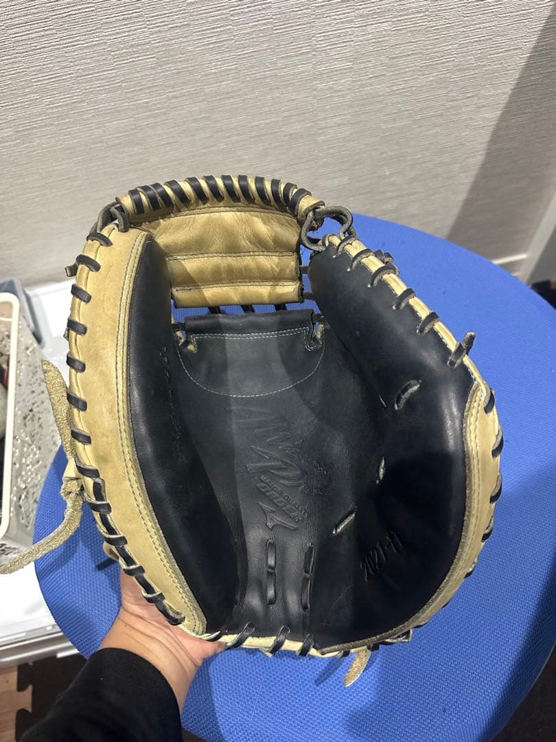 ミズノプロ　キャッチャーミット　ダイバーシティーブルー