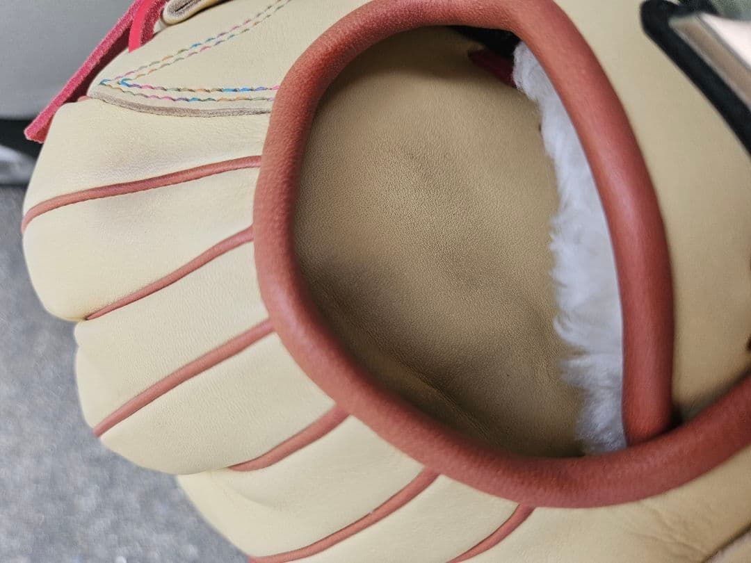 n*a様 Mizuno Global Elite 軟式グローブ キャメル/ワイン