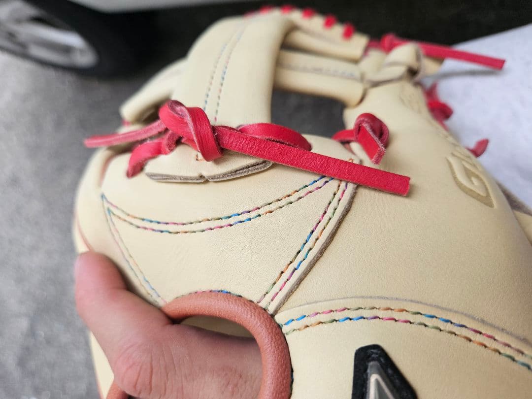 n*a様 Mizuno Global Elite 軟式グローブ キャメル/ワイン