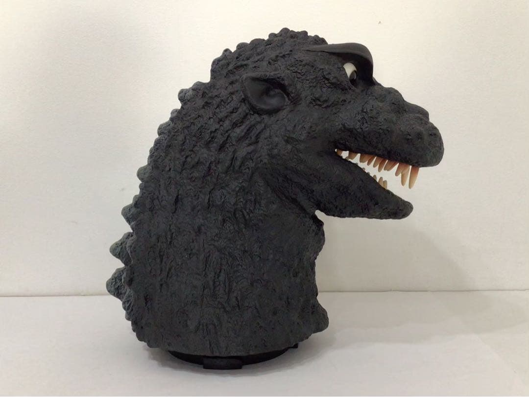 ゴジラヘッドフィギュア 台座付き