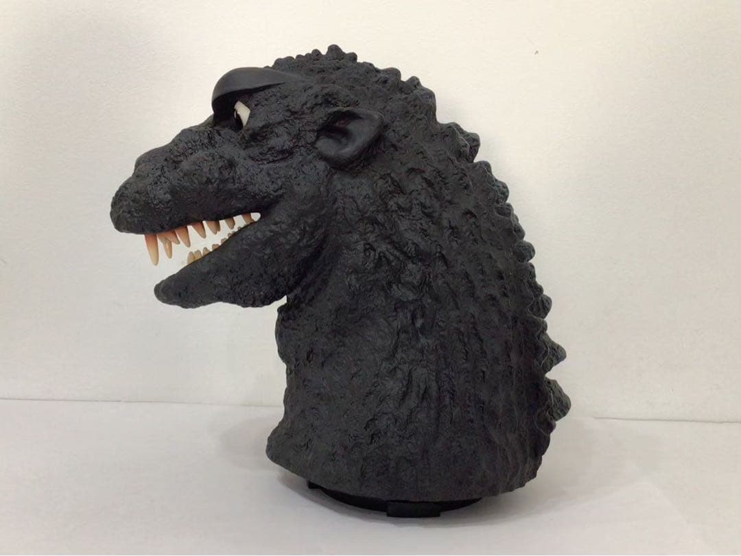 ゴジラヘッドフィギュア 台座付き