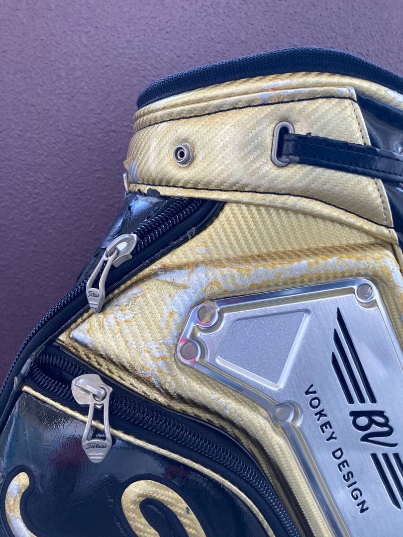 Titleist タイトリスト　キャディバッグ 黒/金