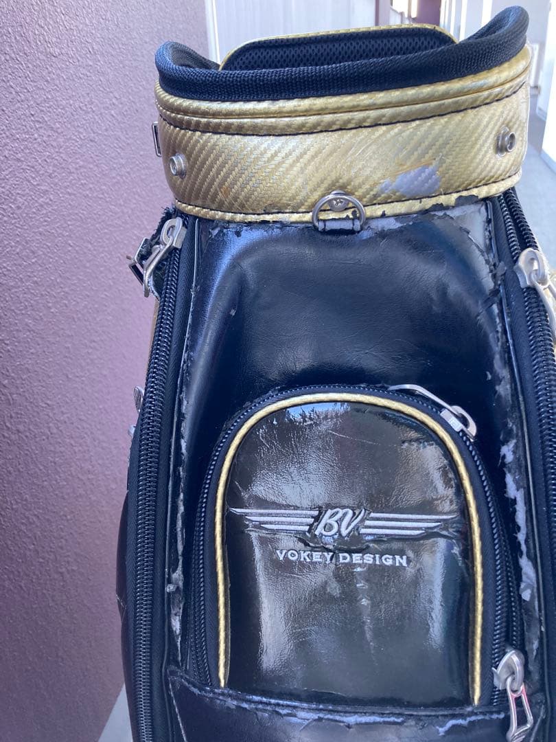 Titleist タイトリスト　キャディバッグ 黒/金